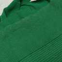 Women's Open Front Casual Long Sleeve Knit Classic Sweaters Cardigan with Pockets Size M