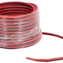 Rockville RED 14G50 14 Gauge 50 Ft Speaker Wire, 100% OFC Copper, Marine Grade, Tinned for Corrosion Resistance, Flexible, for Car, Marine, and Home Audio