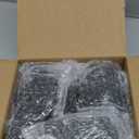 Tessco 200 Pcs Mini Appetizer Plates with Spoons Forks Disposable Mini Dessert Plates Plastic Appetizer Bowls Tiny Individual Serving Trays for Party(Black,Classic)