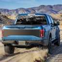 Black Gray Eagle Rear Window Decals for Trucks, American Flag Back Window Sticker Fit Most Pickup Trucks SUV, USA Flag Rear Window Graphics Vinyl Decal for Car Decoration, 66" x 20"