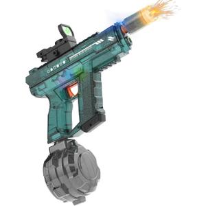 Electric Water Guns for Adults & Kids,Realistic Automatic Water Gun with 26-32 FT Long Range,800ml Large Water Tank,Splash-Resistant Design,Summer Outdoor Pool Beach Toy for Backyard Games(Dark Green)