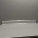 40" L Aluminum Door Rain Drip Guard Overhead, Extra Wide 4" W Door and Window Rain Deflector, Metal Door Drip Cap for Exterior Doors Window Top Roof (Silver, 1pcs)