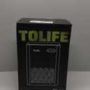 ToLife Dehumidifiers for Home 95 OZ Water Tank, 1000 sq.ft Dehumidifier for Basement Bedroom Bathroom with Auto Shut Off 7 Colors LED Light, Silver