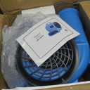 blessny 1/2 HP ETL Listed Carpet Dryer Fan, 2600 CFM Air Blower Mover for Home Drying, 15 Ft Long Cord Portable Floor Blower Fan with 3-Speeds (Blue)