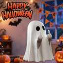 Halloween Decorations Ghost Figurine, Funny Scary Ghost Decorations, Spooky Halloween Home Party Decor Indoor, Cute Ghost Figurines for Home, Office, Desk Decor (A)
