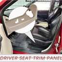 TQPONLY Driver Seat Plastic Trim Cover Panel,Fits Dodge Grand Caravan 2011-2019/Fits 2011-2016 Chrysler Town and Country Left Side Power Seat Switch Control Bezel Shield (Medium Frost Beige)