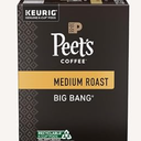 Peet's Coffee, Medium Roast Keurig K-Cup Pods, 100% Arabica Coffee - Big Bang 88 Count (4 Boxes of 22 Pods)