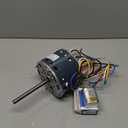 5KCP39GGZ183S Blower Motor 1/3 HP, 1 Ph, 60 Hz, 115 V, 1075 RPM, 4 Speed, 48 Frame, Replacement Carrier 5KCP39GGS335S, Genteq 3S044, Bryant Payne HC41AE117 Furnace Includes Capacitor