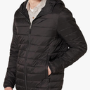 Amazon Essentials Men's Lightweight Water-Resistant Packable Hooded Puffer Jacket,XS