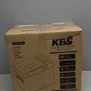 KBS 17-in-1 Bread Maker-Dual Heaters, 710W Machine Stainless Steel with Gluten-Free, Dough Maker,Jam,Yogurt PROG, Auto Nut Dispenser,Ceramic Pan& Touch Panel, 3 Loaf Sizes 3 Crust Colors,Recipes