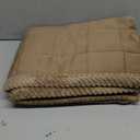 Couch Cover for Dogs Washable Pet Bed Fuzzy Pet Couch Covers Nonslip Couch Slipcover for Dogs, Kids, Pets Friendly Sofa Cover Loveseat Covers (Brown, 21''x59''/Rectangular)