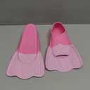 Kids Swim Flippers 100% Silicone - Soft Swim Fins for Toddlers to Teens Ages 5-9 Years | Training, Snorkeling | Multiple Colors, Size 3-4