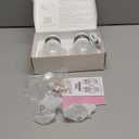 Saglve ABP1506 Wearable Breast Pump Hand Free, Strong Suction Double Electric Breast Pumps with 3 Modes & 9 Levels LED Display Portable Wearable Breastfeeding Pump for Office & Home, 21/24mm Flange