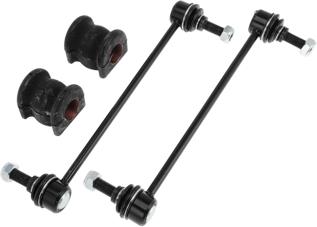 Front Stabilizer Bar Links with 2 Pcs Bushing for Dodge Journey 2009-2011 Sway Bar Link Kits No.K750382/K200219 1 Set