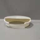 Paper Plate Dispenser Just for 10-1/16 inches Paper Plates, Under Cabinet Papers Plates Holder, can be Taken up and Down, Suitable for RV Travel and use for Under Kitchen cabinets