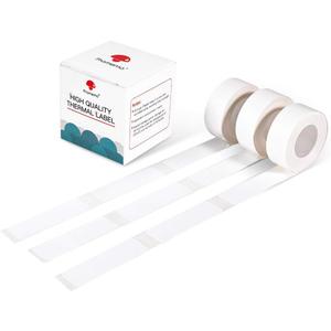 Phomemo D30 Label Tape, self-Adhesive Labels, 1/2" X 1 7/8" (14mm X 50mm) 130 Labels/Roll, Compatible with D30 Label Maker, Phomemo Sticker Label Paper,White,3 Roll Phomemo D30 Label Tape, self-Adhesive Labels, 1/2" X 1 7/8" (14mm X 50mm) 130 Labels/Roll, Compatible with D30 Label Maker, Phomemo Sticker Label Paper,White,3 Roll