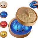 Glitter Dumpling, Glitter Dumpling Squishy with Box (Blue)