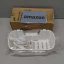 TAILI Shower Caddy Suction Cup, Heavy Duty Bathroom Organizer, Removable Shelves for Inside Shower, Shampoo, Waterproof Suction Plastic Storage for Bathroom Accessories Holder, White