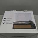 Vinyl Record Player with Speakers Vintage Turntable for Vinyls Records Belt-Driven Turn Table Support 3-Speed, Wireless Playback, Headphone, AUX-in, RCA Line LP Phonograph for Sound Enjoyment Black