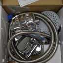 NearMoon Filtered Shower Head, High Pressure 8Square, 5 settings Handheld Rain Shower Filter Combo with Self-adhesive Holder/1.5M Hose -1 Replaceable Filter Cartridge (Chrome Finish)