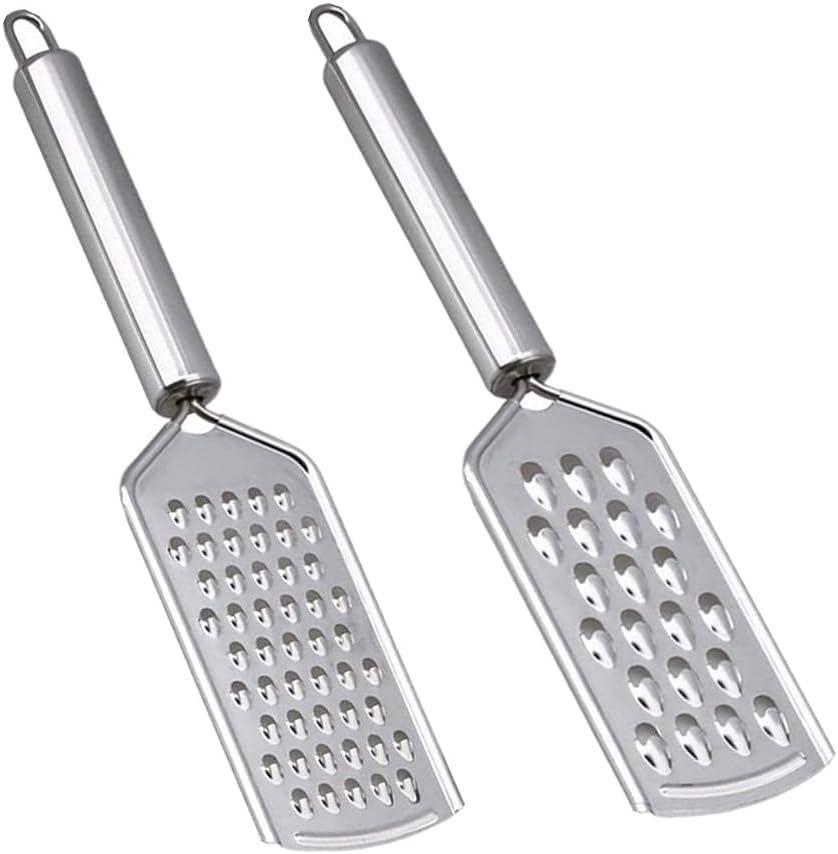 2 Pcs Mini Cheese Grater With Handheld Cheese Stainless Steel Shredder Kitchen Small Graters for Cheese Hand Grater & Vegetable Grater 2 Pcs Mini Cheese Grater With Handheld Cheese Stainless Steel Shredder Kitchen Small Graters for Cheese Hand Grater & Vegetable Grater