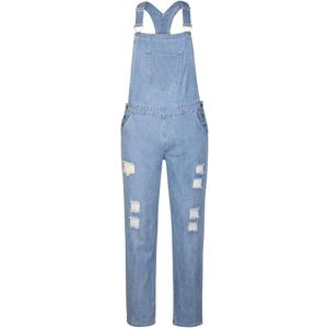 Women's Casual Stretch Adjustable Denim Bib Overalls Jeans Pants Jumpsuits Size XL