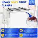 Blueprint Hanging Clamps 24 Inch 12Pack, Aluminum Blueprint Holder