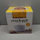 Crock-Pot Design Series 4.5-Quart Manual Slow Cooker, Serves 5+ People, Great for Chili, Soup, Stews, & More, Removable Stoneware is Oven & Dishwasher-Safe, Macaroon Blue
