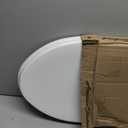 American Standard 5311012.020 Laurel Elongated Wood Toilet Seat with Cover, White