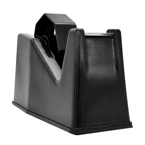 Tape Dispenser, Heat Press Tape Dispenser, Desk Heat Tape Dispenser 6.3 x 2.5 x 3.4 Inch, Holder Fits 1" and 3" Core (Black)