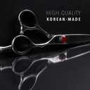 Tokko Katana Classic 6.5" Texturizing Shears Professional Razor Edge 440C Japanese Stainless Steel Hair Thinning Scissors 6.5" Barber Shears With Adjustment Screw and Leather Case