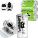 90 Pack Cat Litter Box Robot 6 Waste Bags, Tear-free, Transparent, Sensor-compatible, Automatic Litter Box Liners Bags, 9-11 Gallon Capacity