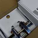 NCSEN Fancy Door Handles for Privacy Bathroom and Bedroom, Keyless Door Lock with Handle, Matte Satin Nickel Door Knobs Interior, Heavy Duty Ellipse Slot Door Levers, 6Packs