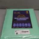 4 Pack 36 x 54 Extra Heavy Absorbency Washable Underpads, Waterproof Nursing Pads Incontinence Bed Pads, Reusable Washable Pee Pads for Dogs, Diaper Changing & Adults, Mattress Protector