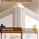 74.8” Baby Bed Rail Guard for Toddlers, Thickened Toddler Bed Rails, 1 Side 74.8"Lx28"H