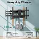 HCMOUNTING 43 Long Arm TV Wall Mount for Most 42-80 Inch TVs, Extra Long Extension Full Motion Articulating Dual Arms TV Bracket with Tilt, Swivel, Holds up to 110 lbs, Max VESA 600x400mm
