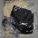 ANGOOL Strapless Bras for Women Wirefree Non-Slip Tube Top Invisible Bralette Seamless Padded Bandeau Bra (2 Pcs, M, Black and Beige)