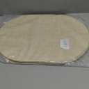 Placemats for Dining Table Set of 8 Non-Slip, Heat Resistant Oval Leather Placemat Double Layer, Waterproof Table Mats Easy to Clean for Kitchen Dining Room Coffee Office Table, Beige