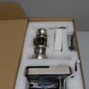 WiFi Keyless Entry Door Lock with Handle : Hornbill Silver Smart Front Door Lock,Front Door Handle Set,Smart Door Knob, Electronic Keypad Deadbolt Set with Alexa Auto Lock for Home