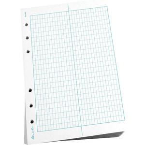 Rite in the Rain Weatherproof Loose Leaf Paper, 4.625" x 7", 32# White, Transit Pattern, 100 Sheet Pack (No. 302)