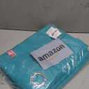 TOWN & COUNTRY BASICS Cabana Solid Heavyweight Indoor Outdoor Curtains, Light Filtering Opacity with Grommet Top, Water Repellent, 2-Pack Set, 54"x96", Teal