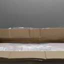 2 Pcs Unfinished Kitchen Island Legs Farmhouse Solid Wood Table Legs Rubberwood Replacement Raised Panel Cabinet Column (35.4" H X 3.7" W X 3.7" D, Elegant Style)