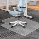 Clear Office Chair Mat for Carpet - 36"x48" Heavy-Duty Protection for Low Pile Carpets - Not Suitable for Hardwood Floors, 4836inch