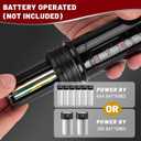 Battery Operated Gas Pump with Nozzle - Battery Powered Gasoline Transfer Pump With 3 FT Long Hose 2.2 GPM Transfer Pump For Water Kerosene Gas Can Hand Fuel Pump