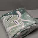 Wonnitar Monstera 3x5 Washable Rug, Sage Green Leaf Area Rugs for Bedroom, Non-Slip Living Room Entry Throw Mat, Low Pile Faux Wool Indoor Carpet for Kitchen Bathroom Office