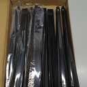 8 Pack Handheld Folding Hand Fan Bulk,Boots On The Ground Fan,Loud Rave Fan Clack Fan for Line Dancing, Dance Practice, Stage Performance, Celebrations,Abanicos de Mano para Fiesta(Black)