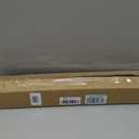LazBlinds No Drill TDBU Roman Shades, Blackout - White, 21" W x 48" H