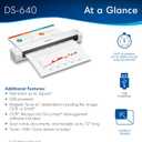 Brother DS-640 Compact Mobile Document Scanner,