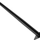Straight Furniture Table Leg 28 Inch, Round Tapered Metal Furniture Leg Black, Modern Dresser Cabinet Sofa Support Feet Replacement 