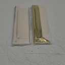 QCAA Solid Brass Mail Slot, with Solid Brass Interior Back Plate, 10" x 3", Polished Brass, 1 Pack, Made in Taiwan